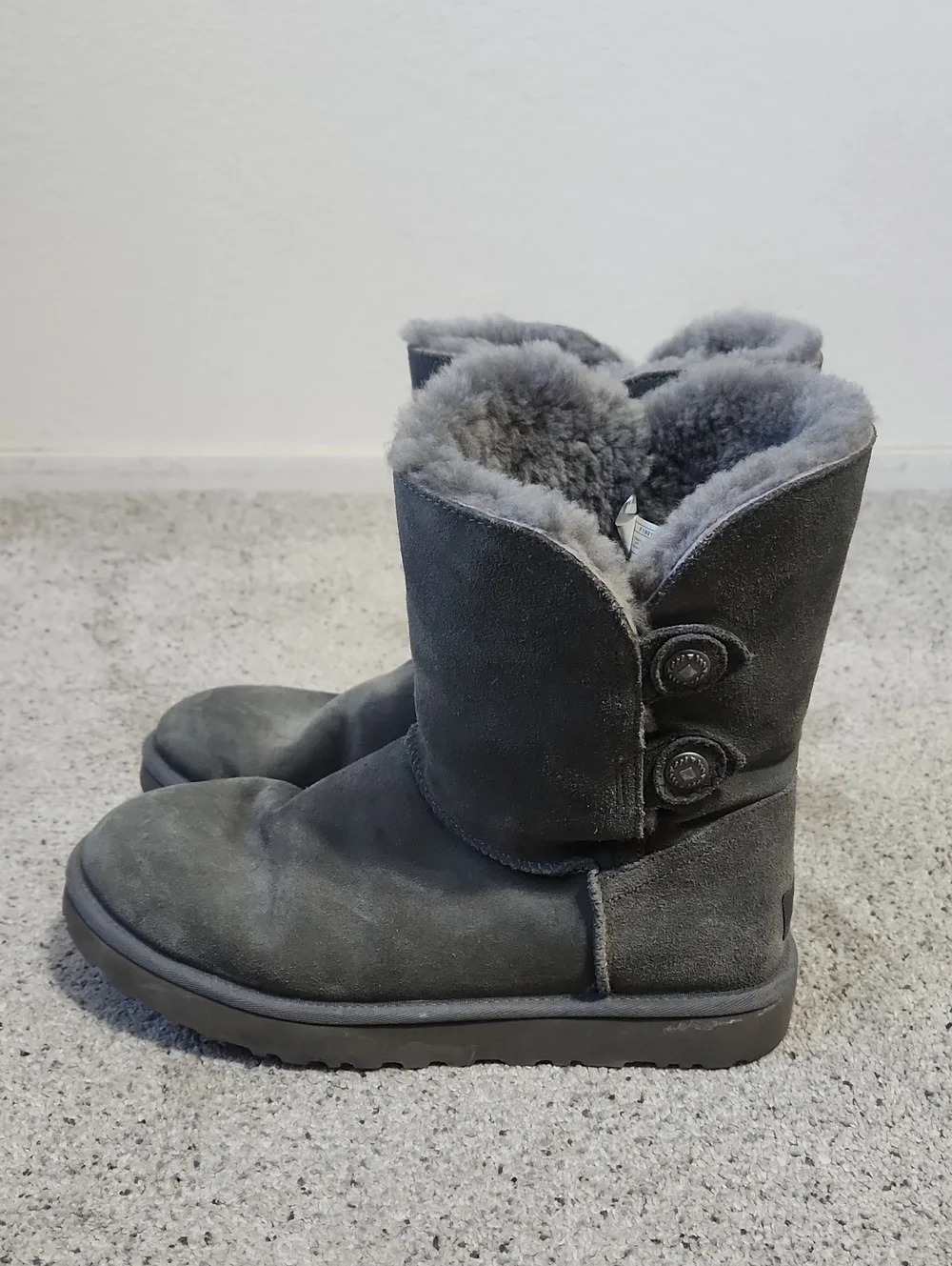 UGG Marciela II Grey Boot Sz 11 Style 1104375